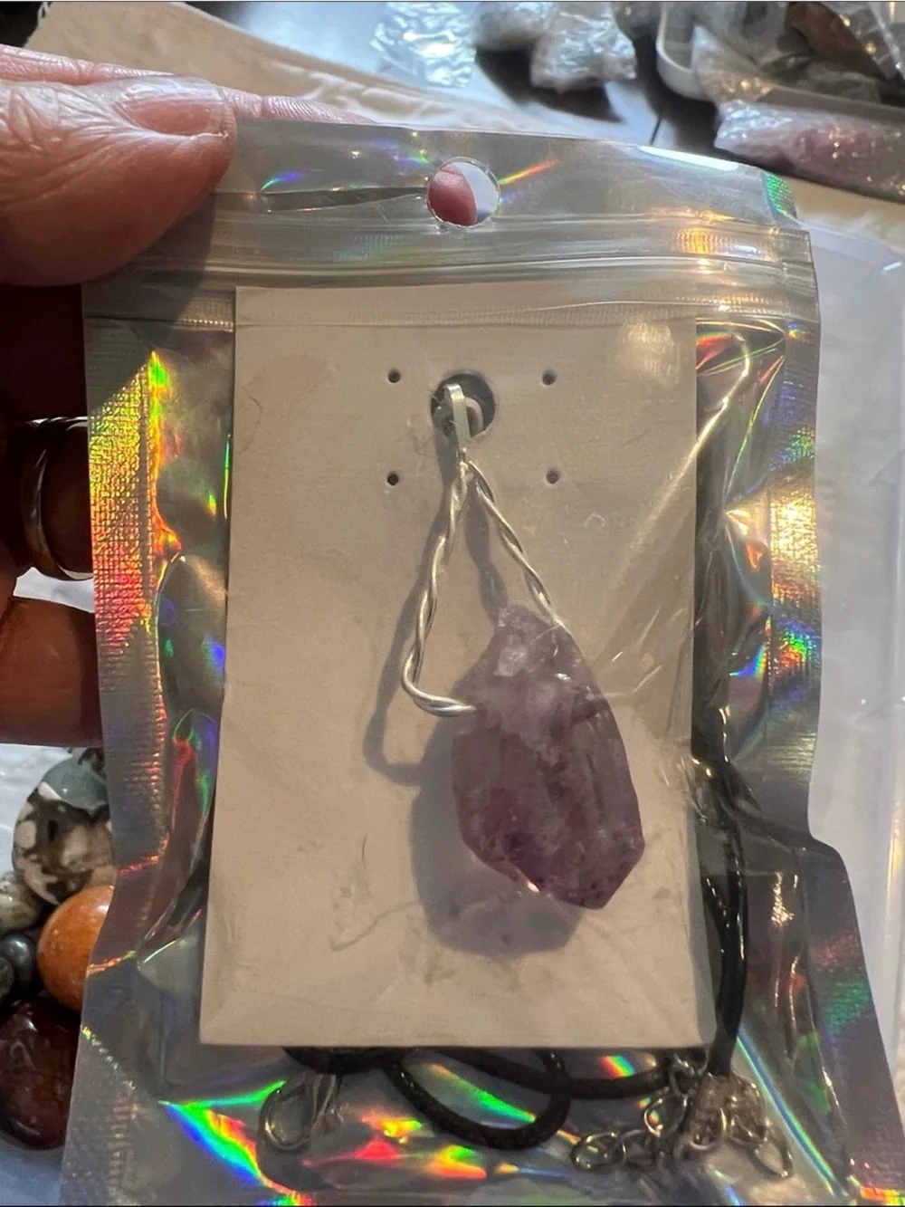 Huge Mystery Crystal Gemstone At Least 1Lb Scoop NWOT